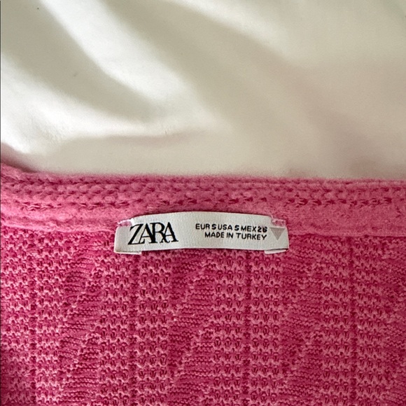 Zara Pink Sweater with Floral Embroidery - Picture 3 of 4